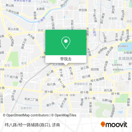 纬八路/经一路辅路(路口)地图