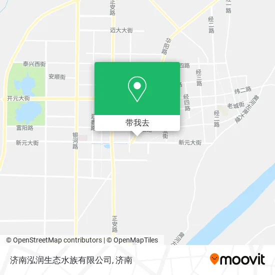济南泓润生态水族有限公司地图
