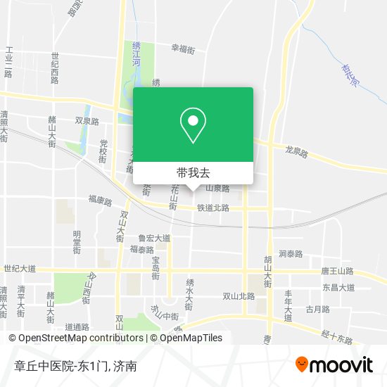 章丘中医院-东1门地图
