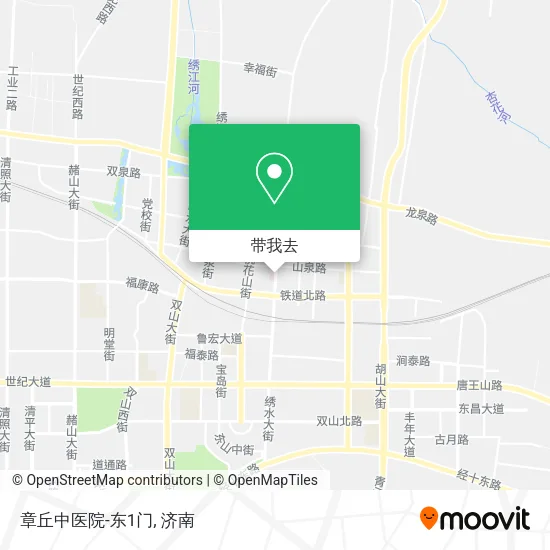 章丘中医院-东1门地图