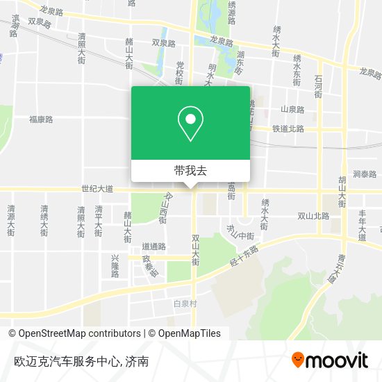 欧迈克汽车服务中心地图