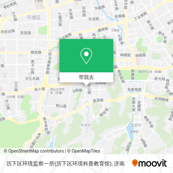 历下区环境监察一所(历下区环境科普教育馆)地图