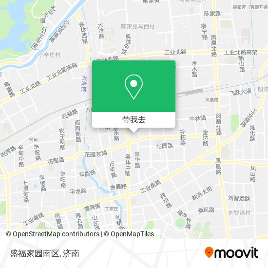 盛福家园南区地图