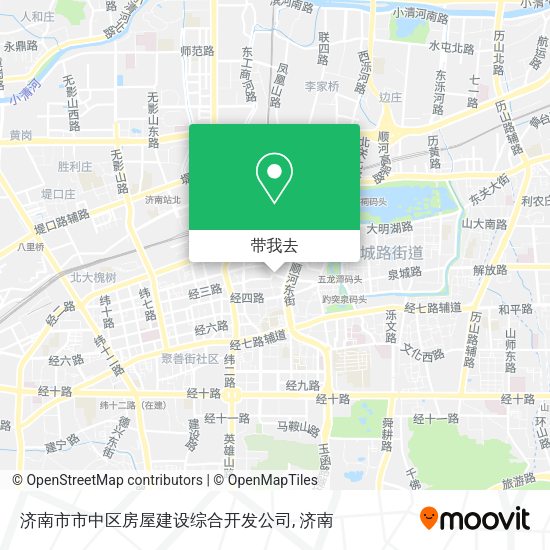 济南市市中区房屋建设综合开发公司地图