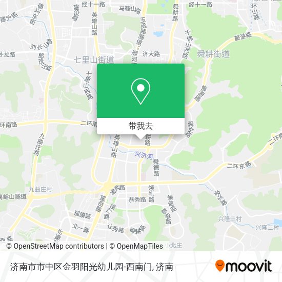 济南市市中区金羽阳光幼儿园-西南门地图