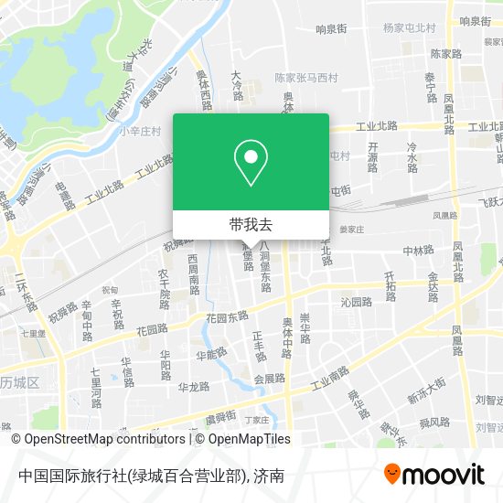 中国国际旅行社(绿城百合营业部)地图