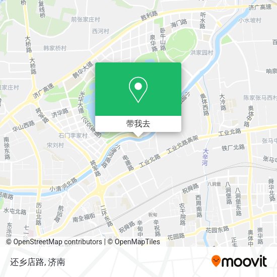还乡店路地图