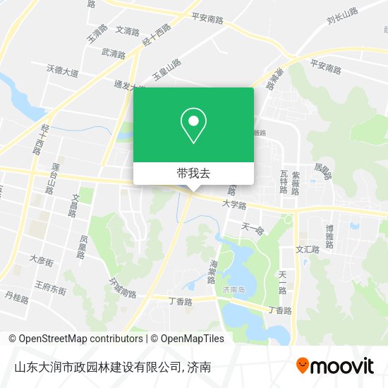 山东大润市政园林建设有限公司地图