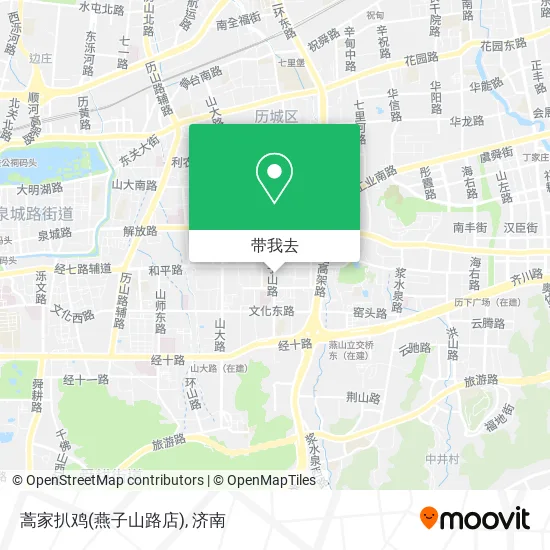蒿家扒鸡(燕子山路店)地图