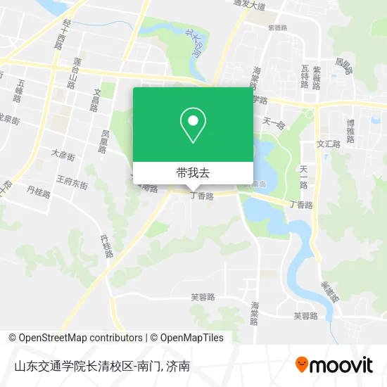 山东交通学院长清校区-南门地图