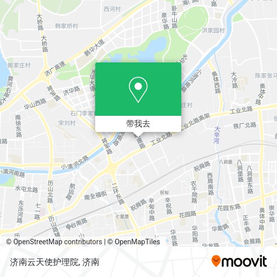 济南云天使护理院地图