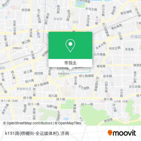 k151路(榜棚街-全运媒体村)地图
