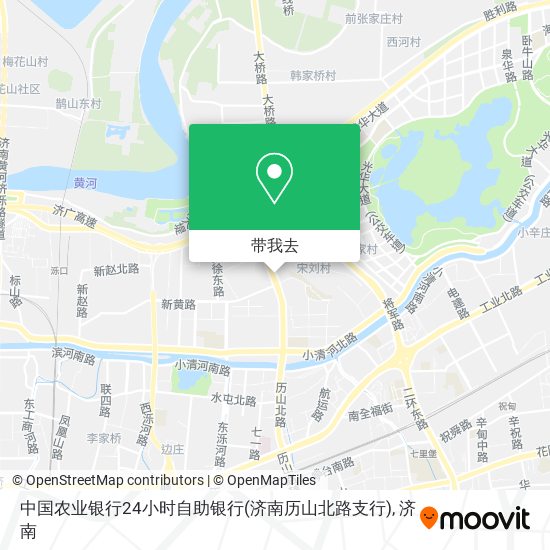 中国农业银行24小时自助银行(济南历山北路支行)地图