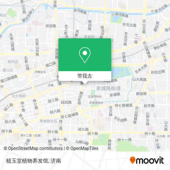 植玉堂植物养发馆地图