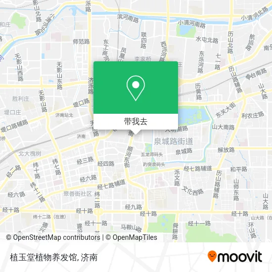 植玉堂植物养发馆地图