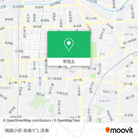 桃园小区-东南1门地图