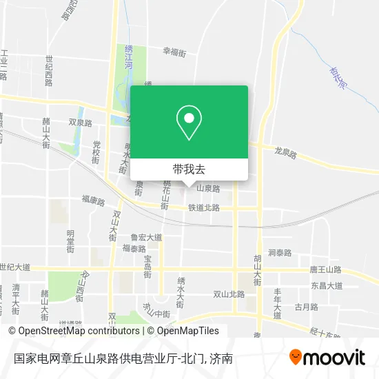 国家电网章丘山泉路供电营业厅-北门地图