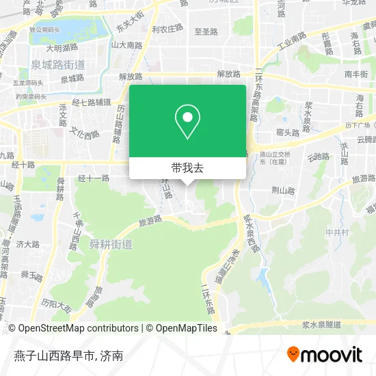 燕子山西路早市地图