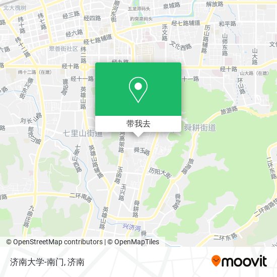 济南大学-南门地图