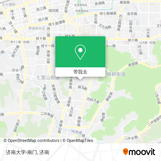 济南大学-南门地图