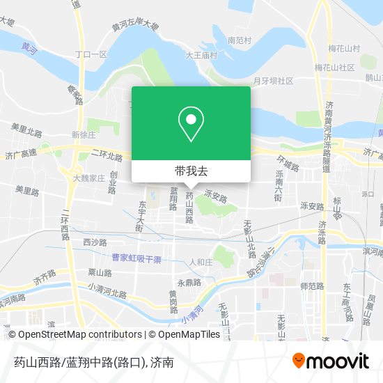 药山西路/蓝翔中路(路口)地图