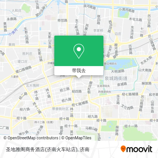 圣地雅阁商务酒店(济南火车站店)地图