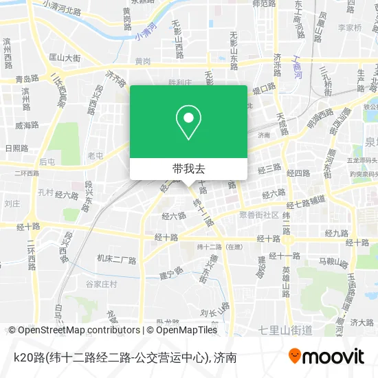 k20路(纬十二路经二路-公交营运中心)地图