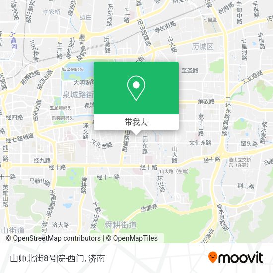 山师北街8号院-西门地图