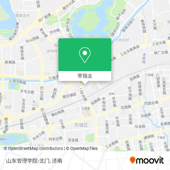 山东管理学院-北门地图