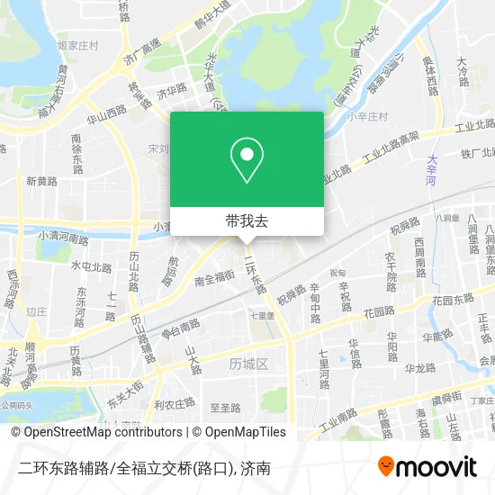 二环东路辅路/全福立交桥(路口)地图