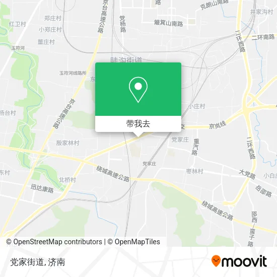党家街道地图