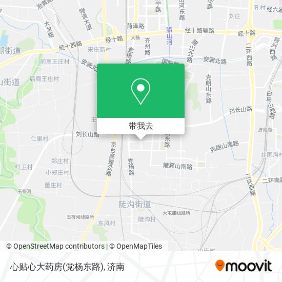心贴心大药房(党杨东路)地图
