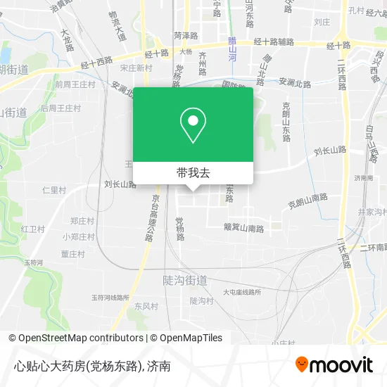 心贴心大药房(党杨东路)地图