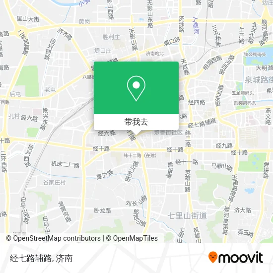 经七路辅路地图