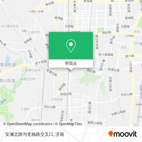 安澜北路与党杨路交叉口地图