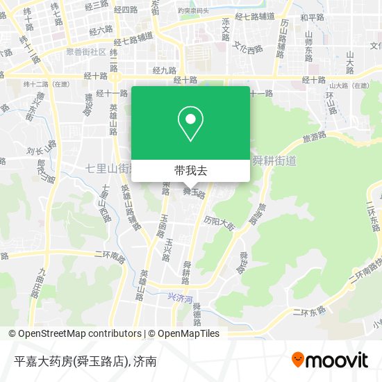平嘉大药房(舜玉路店)地图