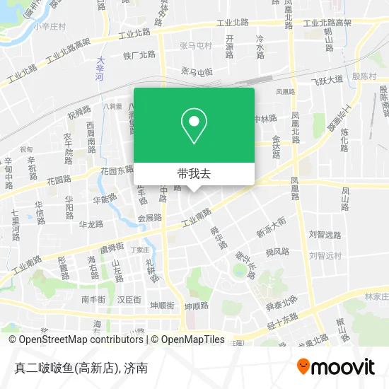 真二啵啵鱼(高新店)地图