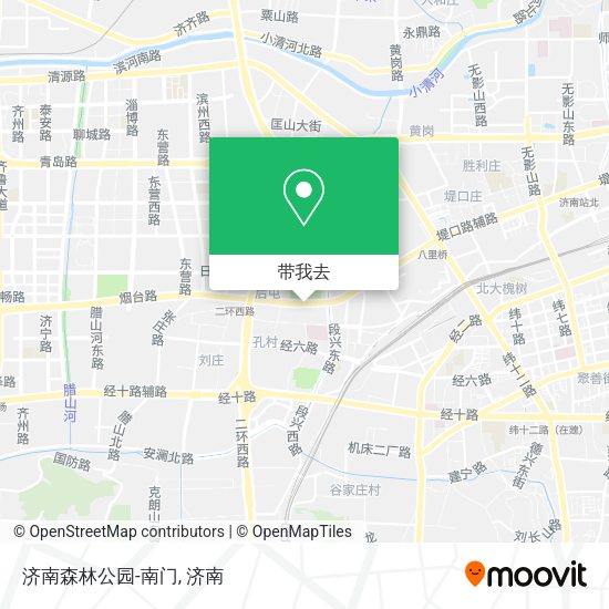 济南森林公园-南门地图