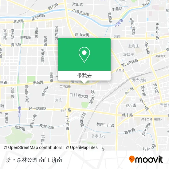 济南森林公园-南门地图