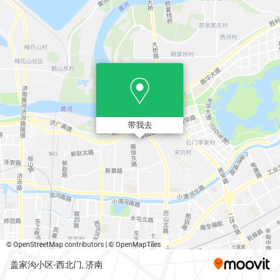 盖家沟小区-西北门地图