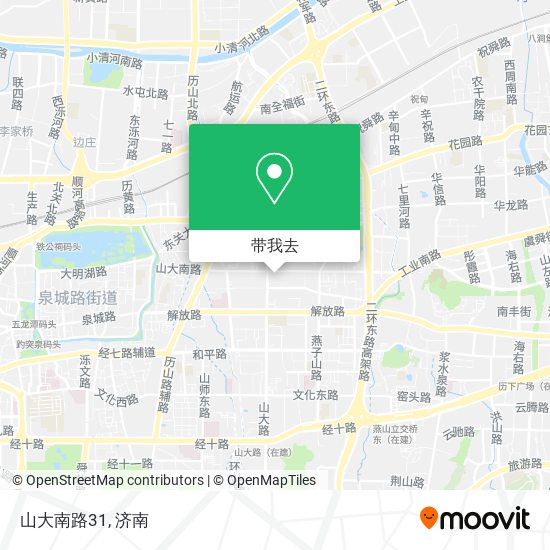 山大南路31地图