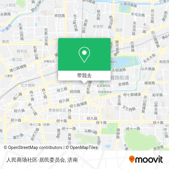 人民商场社区-居民委员会地图