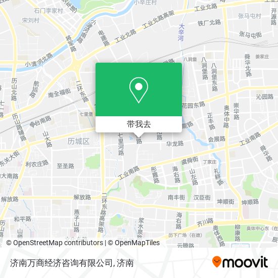 济南万商经济咨询有限公司地图