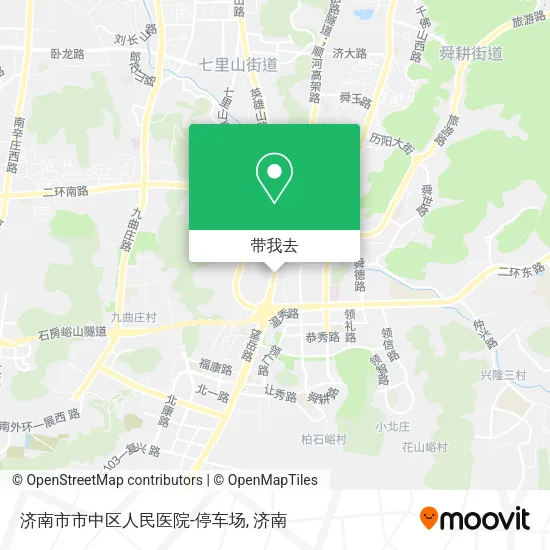 济南市市中区人民医院-停车场地图