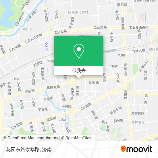 花园东路崇华路地图
