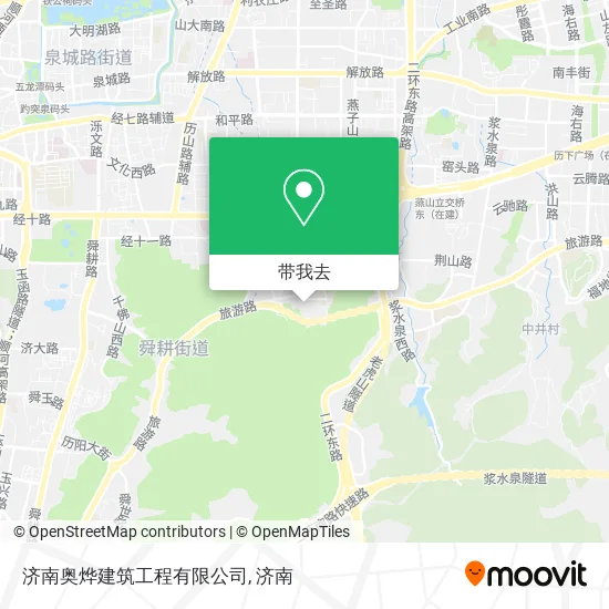 济南奥烨建筑工程有限公司地图