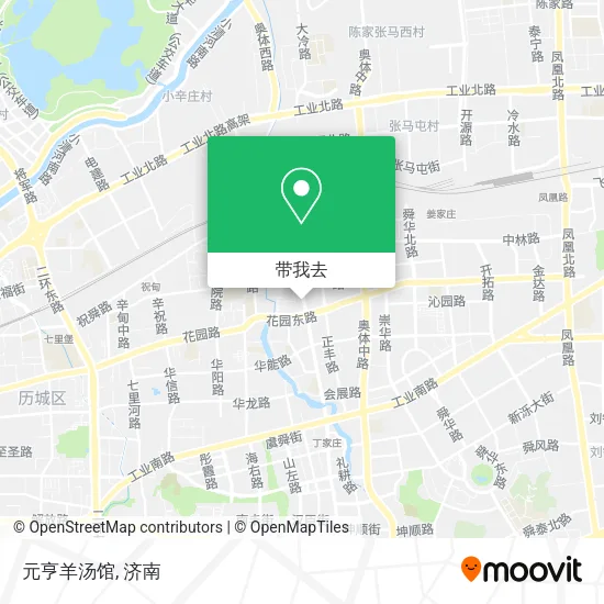 元亨羊汤馆地图