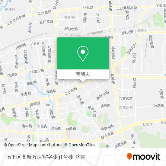历下区高新万达写字楼-j1号楼地图