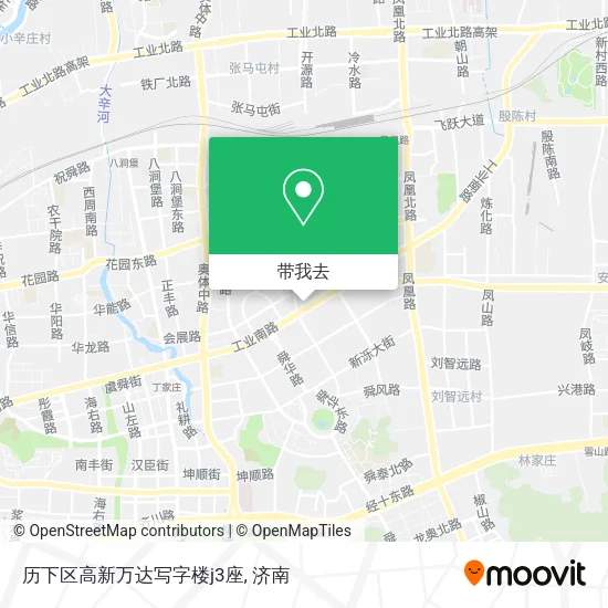 历下区高新万达写字楼j3座地图