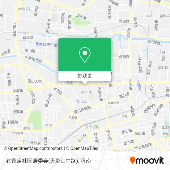崔家庙社区居委会(无影山中路)地图